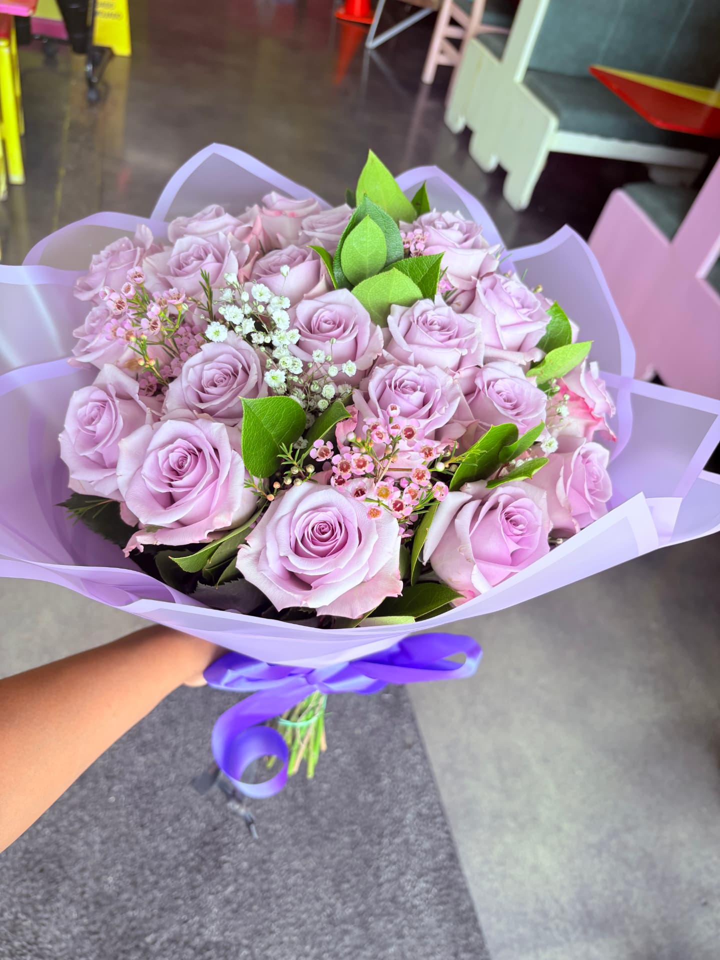 24 Lavender Roses
