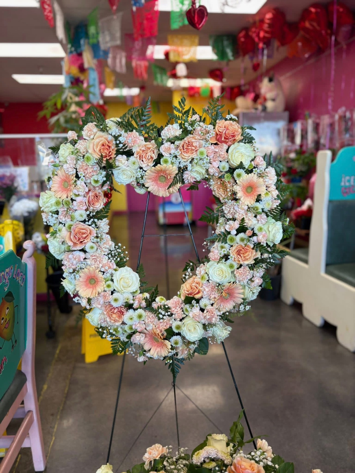 Wreath — custom floral piece